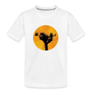 Pin au soleil - T-shirt bio Premium Enfant - blanc - Devant