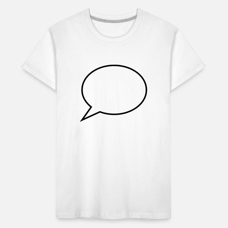 Personalize your own speech bubble Comic Kids' Premium Organic T-Shirt