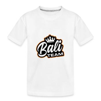 Bali Team - Kids' Premium Organic T-Shirt - white - Front