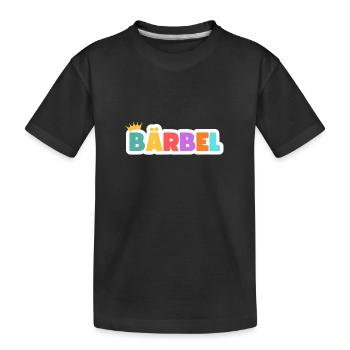 Bärbel! Customizable - Kids' Premium Organic T-Shirt - black - Front