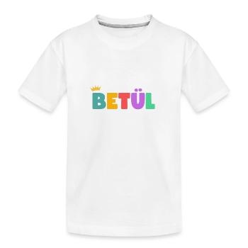 Baker! Customizable - Kids' Premium Organic T-Shirt - white - Front