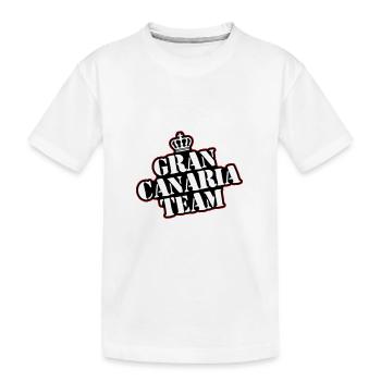 Gran Canaria Team - Kids' Premium Organic T-Shirt - white - Front