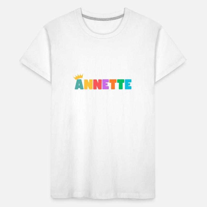 Annette! Customizable Kids' Premium Organic T-Shirt