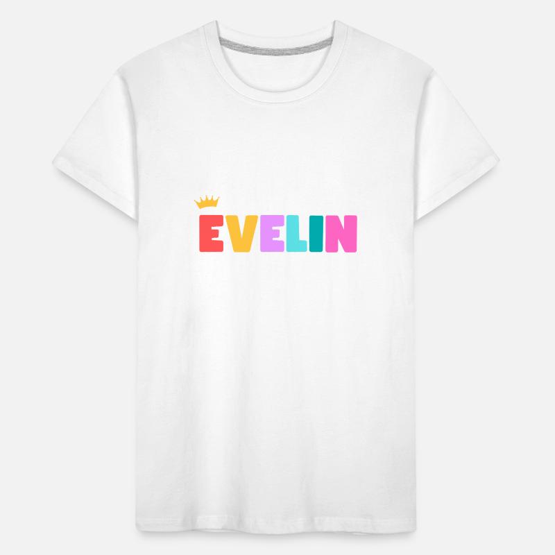Evelin! Customizable Kids' Premium Organic T-Shirt