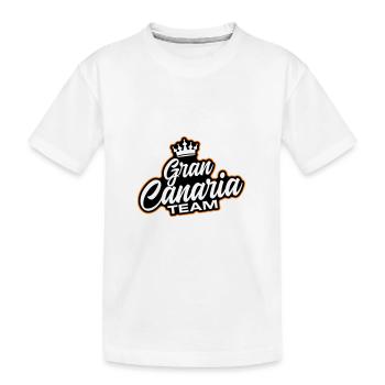 Gran Canaria Team - Kids' Premium Organic T-Shirt - white - Front