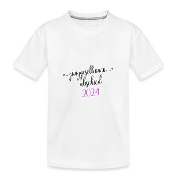 Hen Party 2024 Hen - Kids' Premium Organic T-Shirt - white - Front