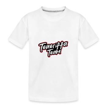 Tenerife Team - Kids' Premium Organic T-Shirt - white - Front