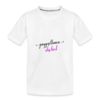 Hen Party Saying - Kids' Premium Organic T-Shirt - white - Front