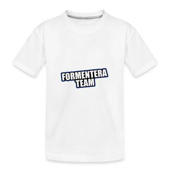Formentera Team Travel Vacances - T-shirt bio Premium Enfant - blanc - Devant