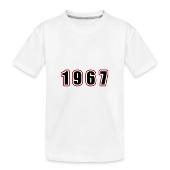 1967 Jahr Geburtstag - Kinder Premium Bio T-Shirt - Weiß - Vorne