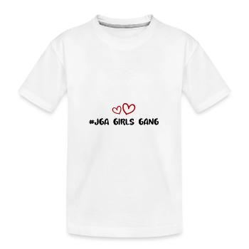 Enterrement de vie de jeune fille - T-shirt bio Premium Enfant - blanc - Devant