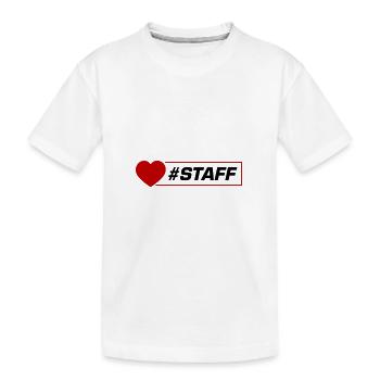 Cœur du personnel - T-shirt bio Premium Enfant - blanc - Devant
