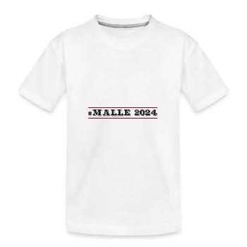 Malle 2024 - Kids' Premium Organic T-Shirt - white - Front