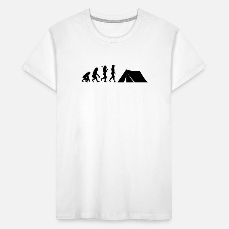 Camping Evolution Camping T-shirt bio Premium Enfant