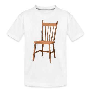 canapé canapé chaise chaise chaise table lamp lampe benc - T-shirt bio Premium Enfant - blanc - Devant