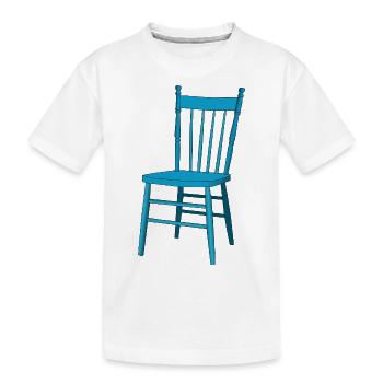 canapé canapé chaise chaise chaise table lamp lampe benc - T-shirt bio Premium Enfant - blanc - Devant