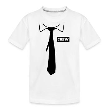 Crew - T-shirt bio Premium Enfant - blanc - Devant