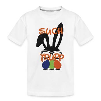 "Hoppy Easterland" - Search Squad - Kids' Premium Organic T-Shirt - white - Front