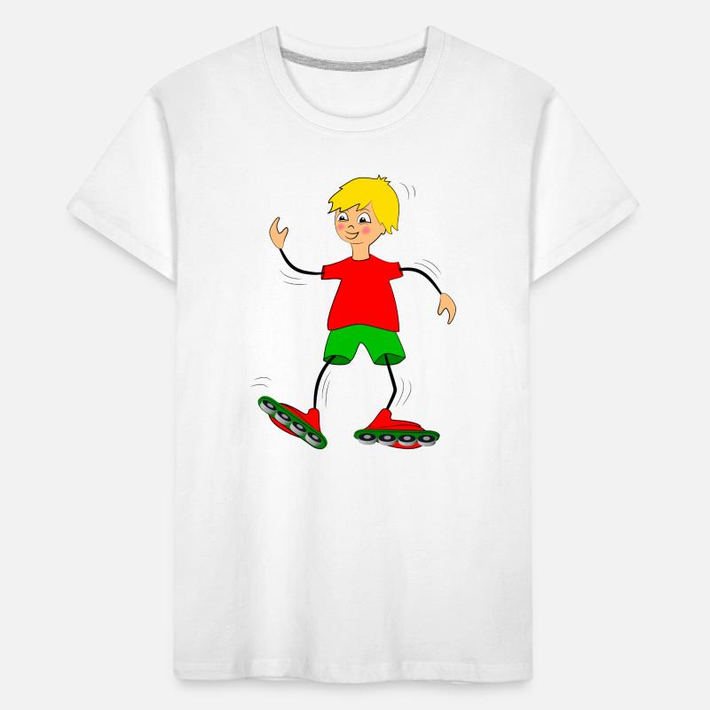 inline skating Kids' Premium Organic T-Shirt