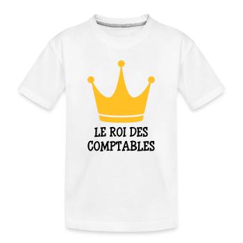 Buchhalter / Buchhaltung / erklären / Finanzen - Kinder Premium Bio T-Shirt - Weiß - Vorne