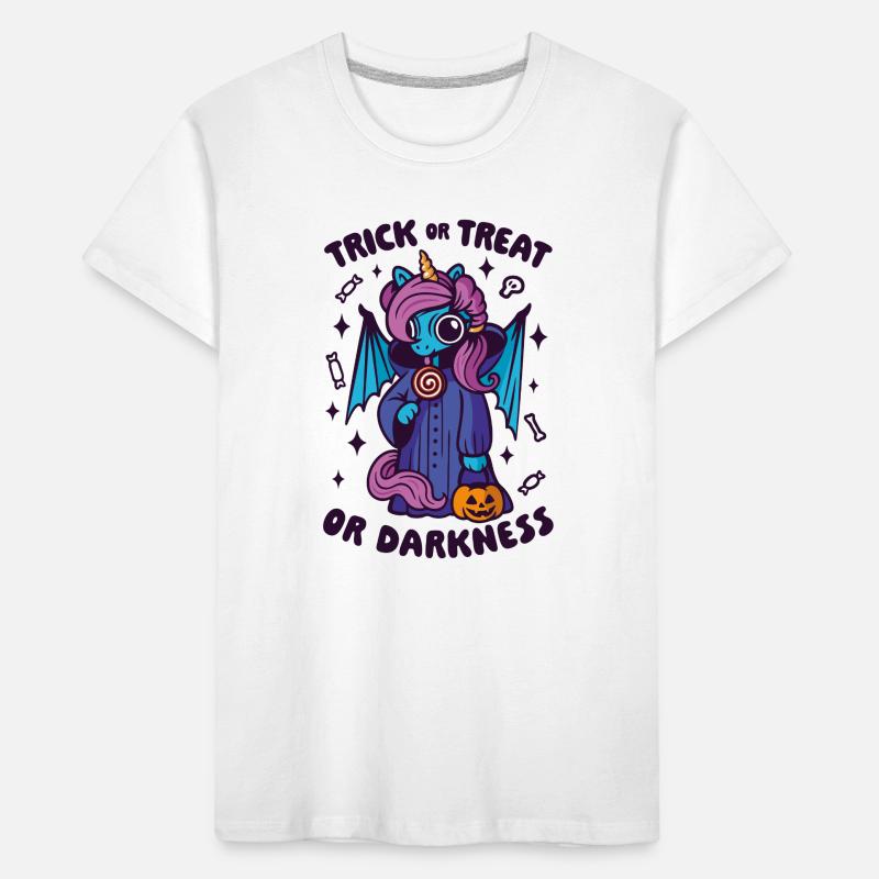 Dark Candy Unicorn - Süßes oder Saures oder Dunkelheit Kinder Premium Bio T-Shirt