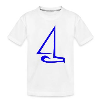 Voile - T-shirt bio Premium Enfant - blanc - Devant