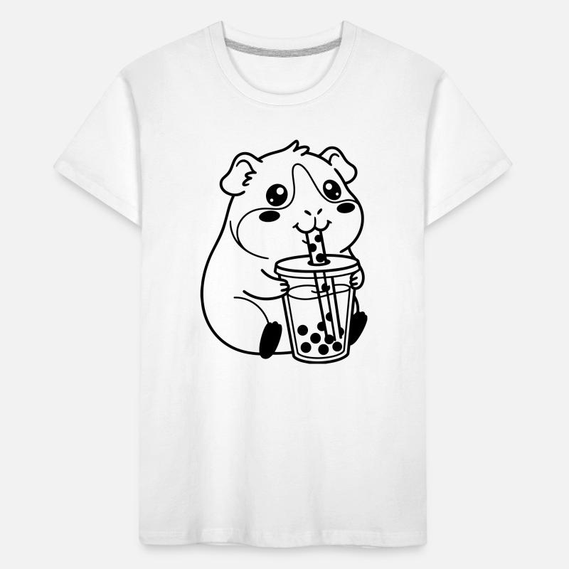 Hamster Bubble Tea Kinder Premium Bio T-Shirt