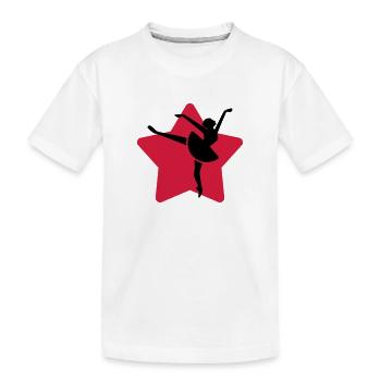 Tanz Musik Tänzer Ballett Oper - Kinder Premium Bio T-Shirt - Weiß - Vorne