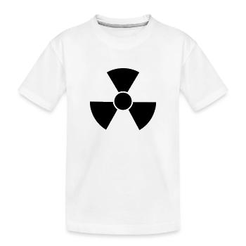 Radio Active 1c - Kinder Premium Bio T-Shirt - Weiß - Vorne