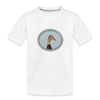 Cour dans le cadre - T-shirt bio Premium Enfant - blanc - Devant