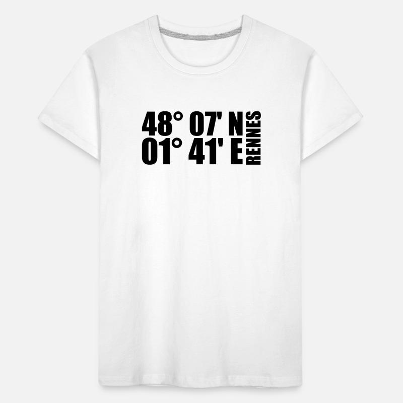 Rennes coordinates Kids' Premium Organic T-Shirt