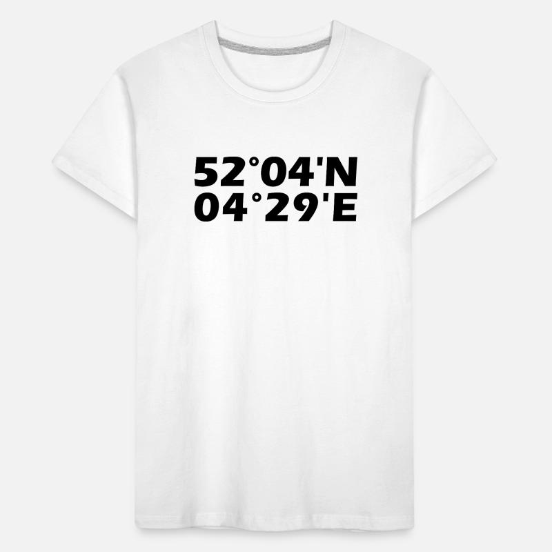 Zoetermeer coordinates Kids' Premium Organic T-Shirt