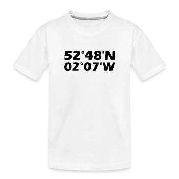 Stafford Koordinaten - Kinder Premium Bio T-Shirt - Weiß - Vorne