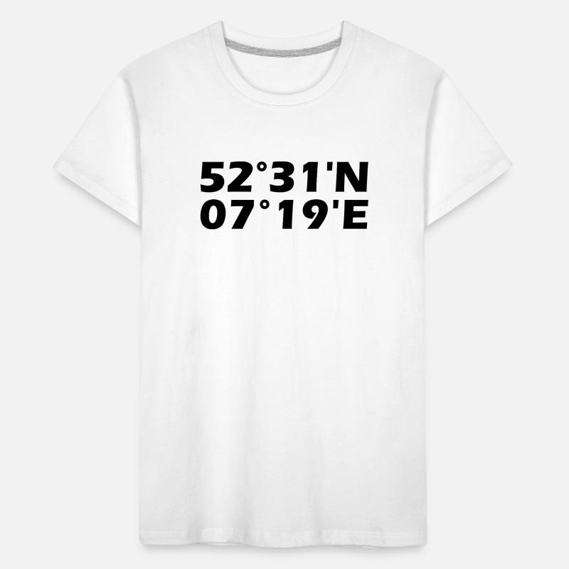 Lingen (Ems) coordinates Kids' Premium Organic T-Shirt