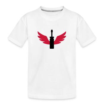 réparateur / réparation / réparer / bricolage - T-shirt bio Premium Enfant - blanc - Devant