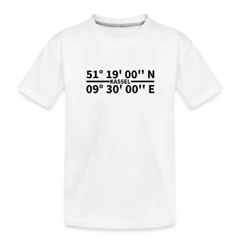 Kassel coordinates - Kids' Premium Organic T-Shirt - white - Front
