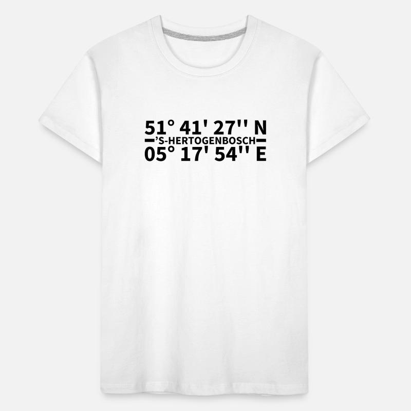 's-Hertogenbosch coordinates Kids' Premium Organic T-Shirt