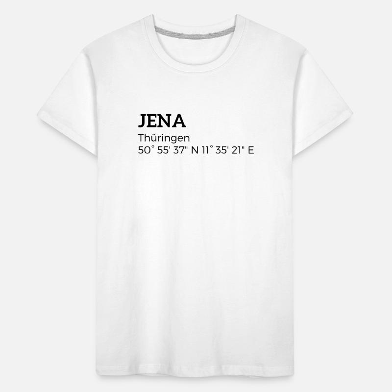 Jena, Thuringia coordinates Kids' Premium Organic T-Shirt