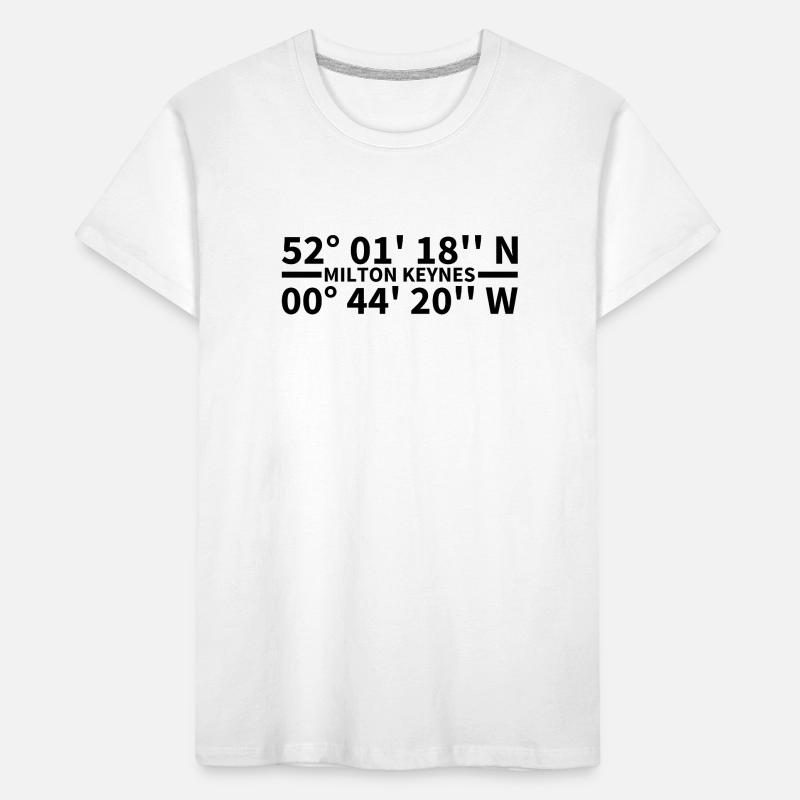 Milton Keynes coordinates Kids' Premium Organic T-Shirt