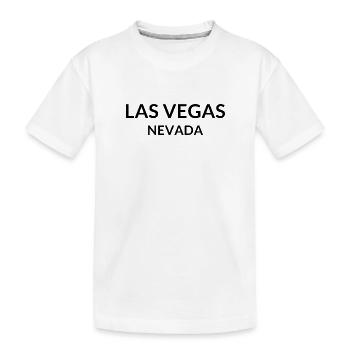 Las Vegas Nevada USA - Kinder Premium Bio T-Shirt - Weiß - Vorne