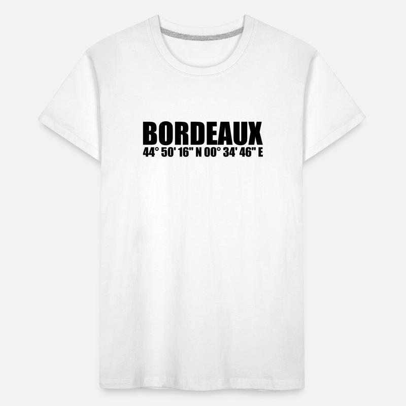 Coordonnées de Bordeaux T-shirt bio Premium Enfant