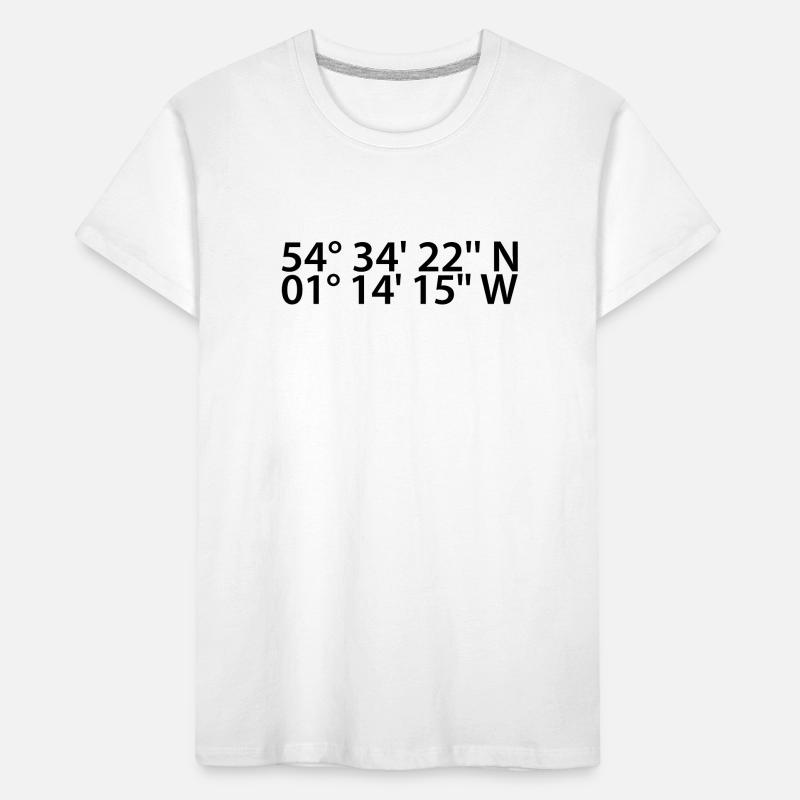 Middlesbrough Coordinates Kids' Premium Organic T-Shirt