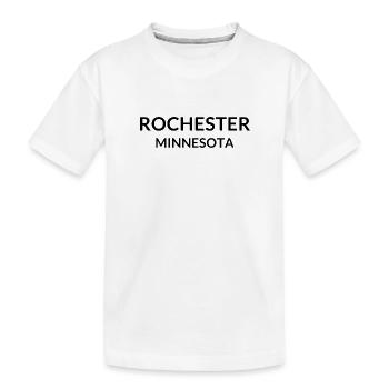 Rochester, Minnesota, États-Unis - T-shirt bio Premium Enfant - blanc - Devant