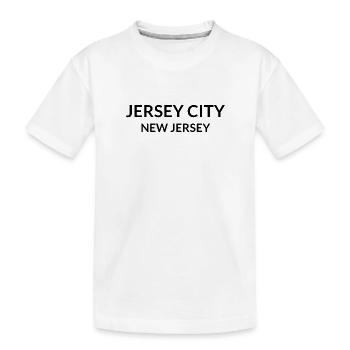 Jersey City, New Jersey, États-Unis - T-shirt bio Premium Enfant - blanc - Devant