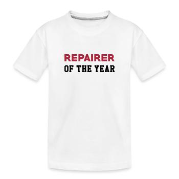 réparateur / réparation / réparer / bricolage - T-shirt bio Premium Enfant - blanc - Devant