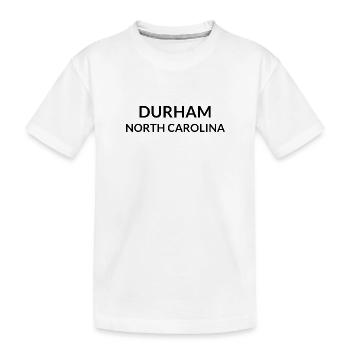 Durham, Caroline du Nord, États-Unis - T-shirt bio Premium Enfant - blanc - Devant