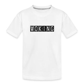 Panneau de l’aéroport de Woking - T-shirt bio Premium Enfant - blanc - Devant