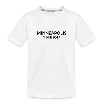 Minneapolis Minnesota États-Unis - T-shirt bio Premium Enfant - blanc - Devant