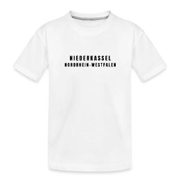 Niederkassel Nordrhein-Westfalen - Kinder Premium Bio T-Shirt - Weiß - Vorne
