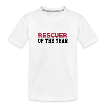 Erste Hilfe / Retter / Retterin / Arzt - Kinder Premium Bio T-Shirt - Weiß - Vorne